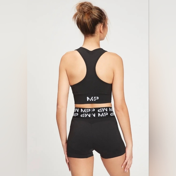 MyProtein MP Curve Racerback Sports Bra Green Size Large - Picture 5 of 5